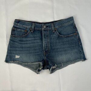 Levi's Women's 501 Denim Jean Mini Shorts - Size 30"